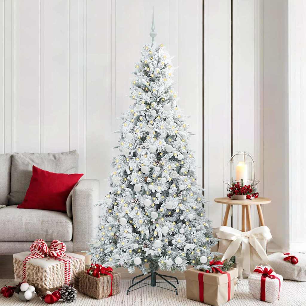 Kunstmatige Inklapbare Kerstboom Wit 180 cm PE en PVC is nu te koop bij PeponiXL, paradijselijk wonen!