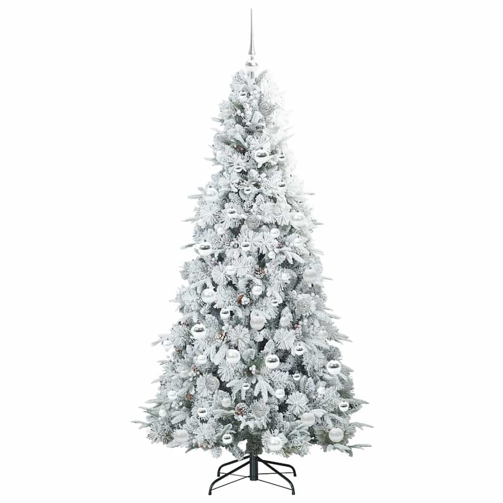 Kunstmatige Inklapbare Kerstboom Wit 180 cm PE en PVC is nu te koop bij PeponiXL, paradijselijk wonen!