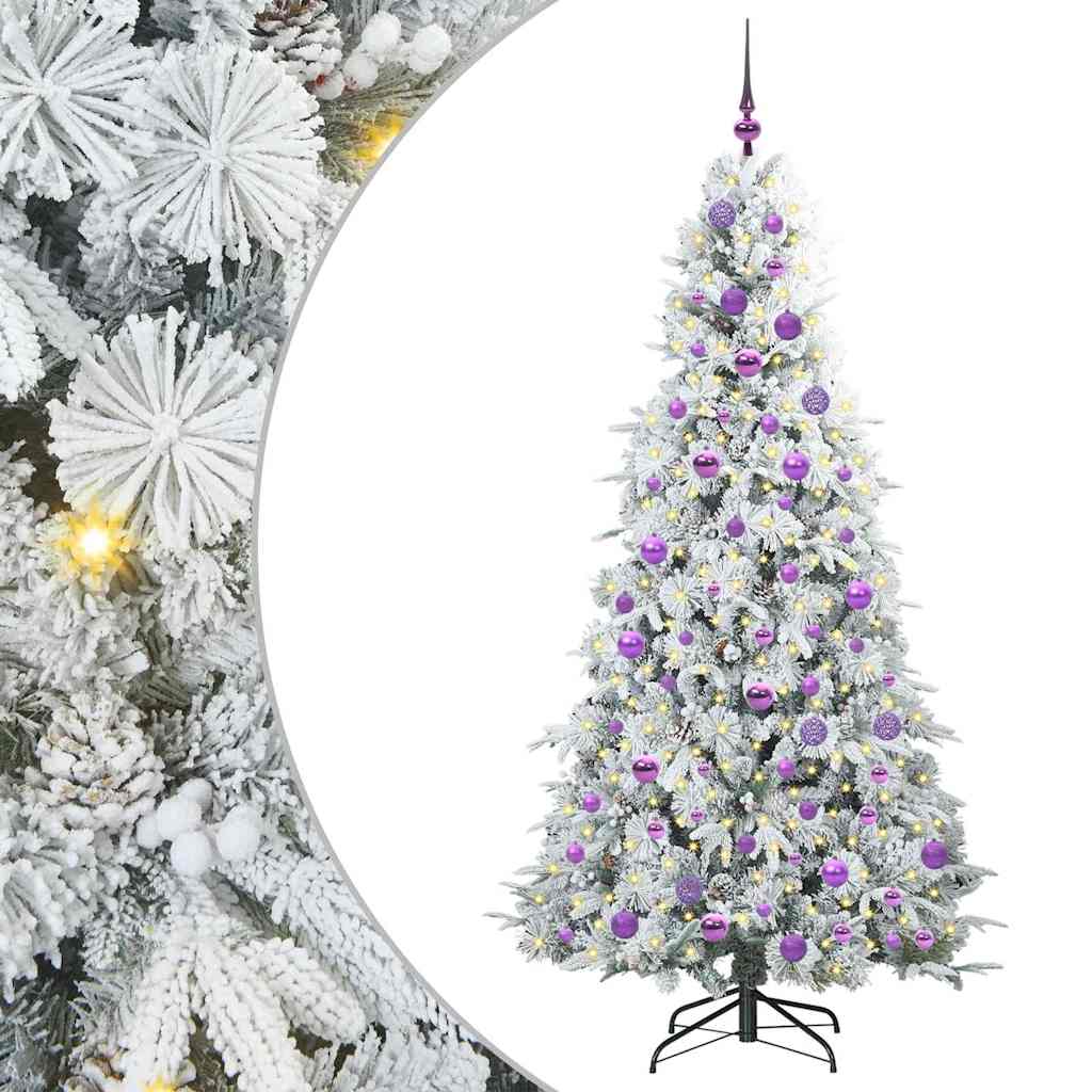 Kunstmatige Inklapbare Kerstboom Wit 180 cm PE en PVC is nu te koop bij PeponiXL, paradijselijk wonen!