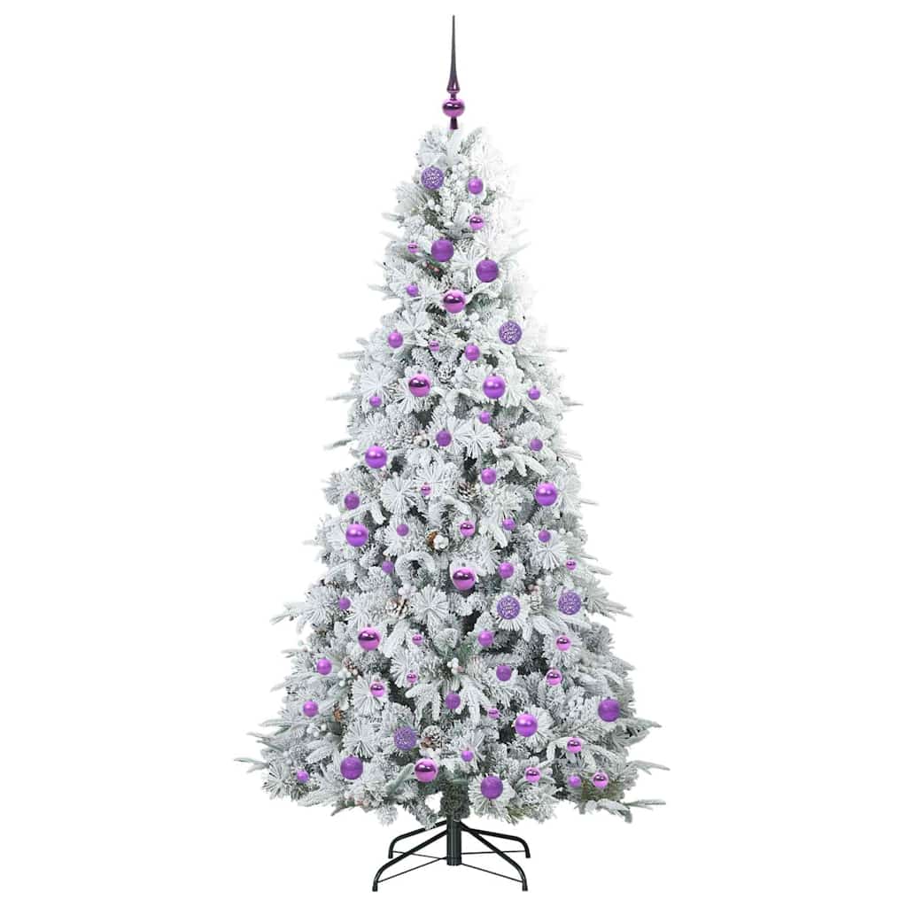 Kunstmatige Inklapbare Kerstboom Wit 180 cm PE en PVC is nu te koop bij PeponiXL, paradijselijk wonen!