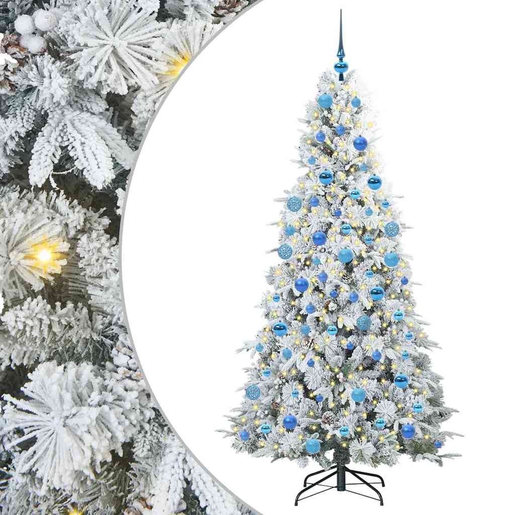 Kunstmatige Inklapbare Kerstboom Wit 180 cm PE en PVC is nu te koop bij PeponiXL, paradijselijk wonen!