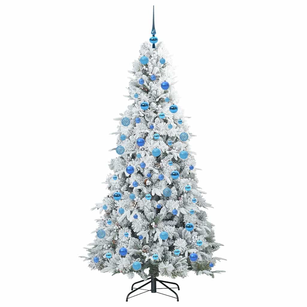 Kunstmatige Inklapbare Kerstboom Wit 180 cm PE en PVC is nu te koop bij PeponiXL, paradijselijk wonen!