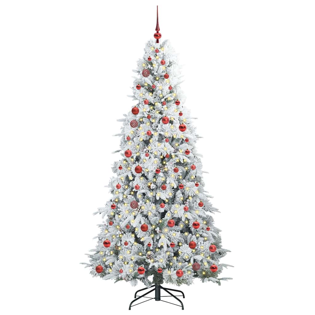 Kunstmatige Inklapbare Kerstboom Wit 210 cm PE en PVC is nu te koop bij PeponiXL, paradijselijk wonen!