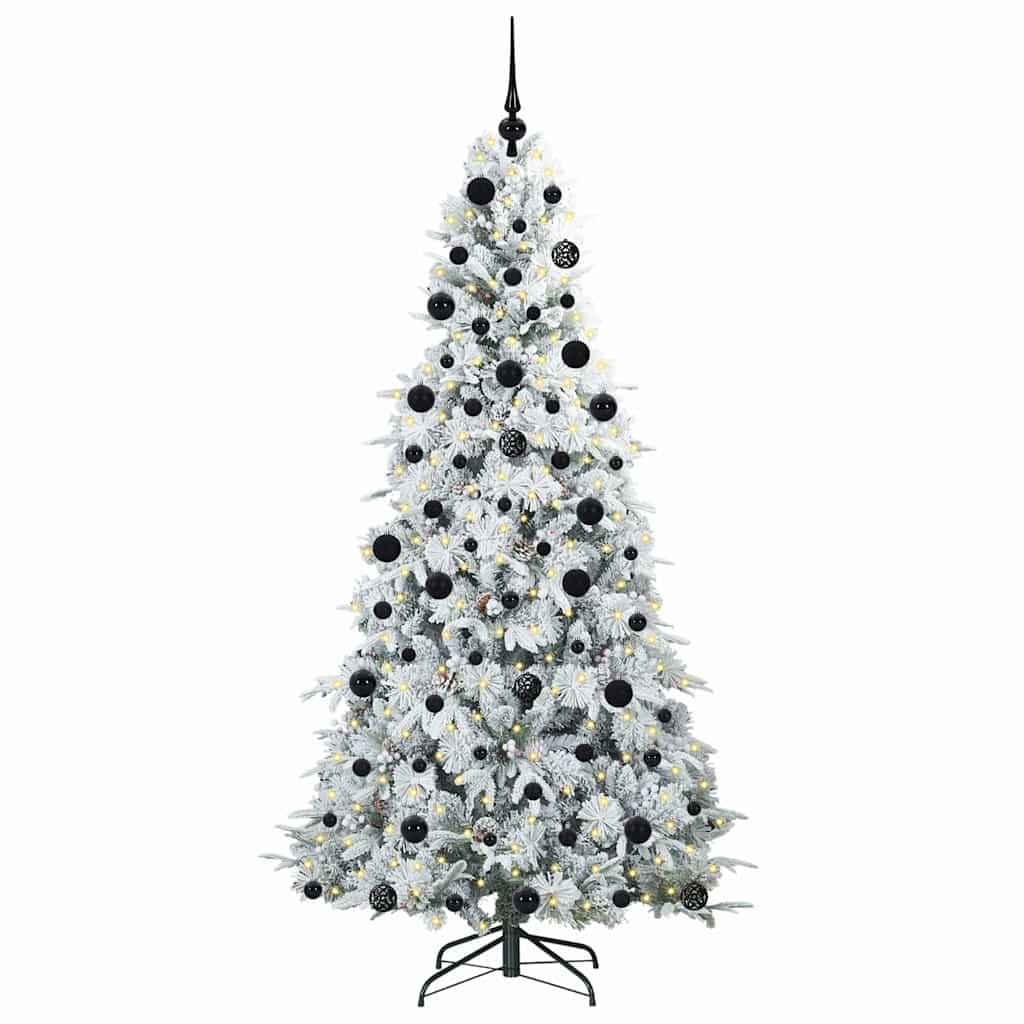 Kunstmatige Inklapbare Kerstboom Wit 210 cm PE en PVC is nu te koop bij PeponiXL, paradijselijk wonen!