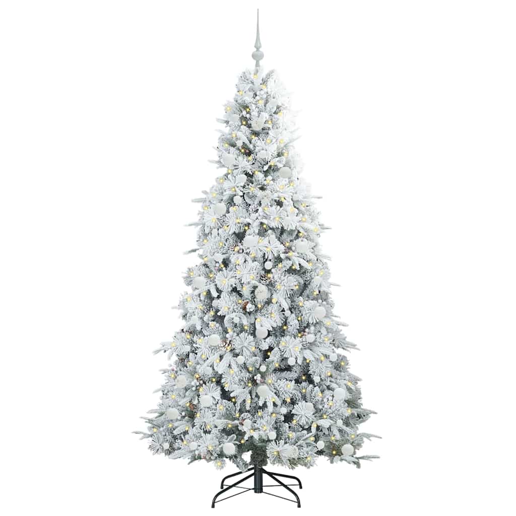 Kunstmatige Inklapbare Kerstboom Wit 210 cm PE en PVC is nu te koop bij PeponiXL, paradijselijk wonen!