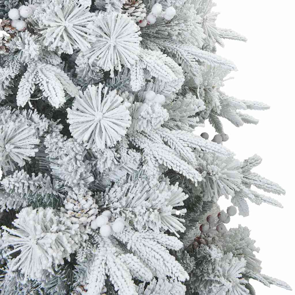 Kunstmatige Inklapbare Kerstboom Wit 210 cm PE en PVC is nu te koop bij PeponiXL, paradijselijk wonen!