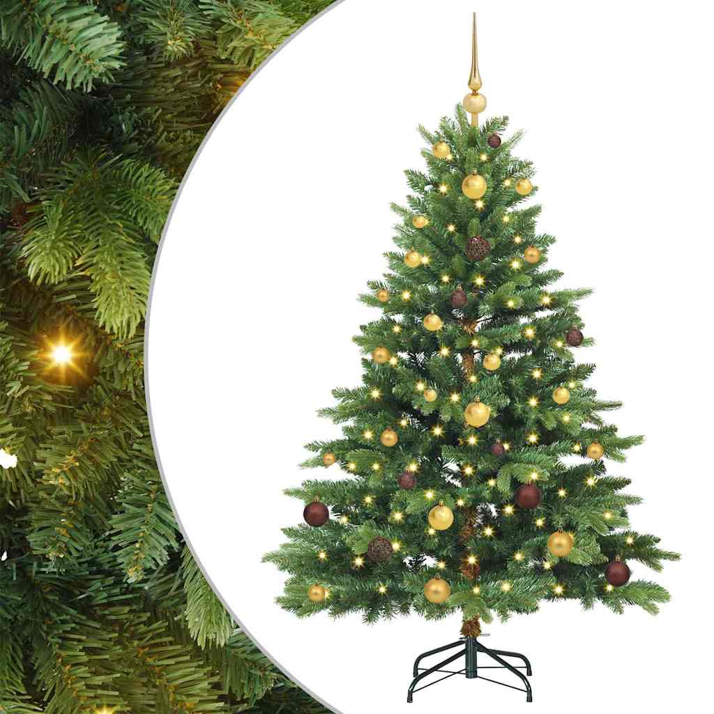 Kunstkerstboom met 150 LED met standaard Groen 150 cm PE en PVC is nu te koop bij PeponiXL, paradijselijk wonen!