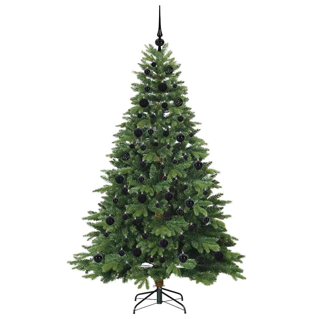Kunstkerstboom met 300 LED met standaard Groen 180 cm PE en PVC is nu te koop bij PeponiXL, paradijselijk wonen!