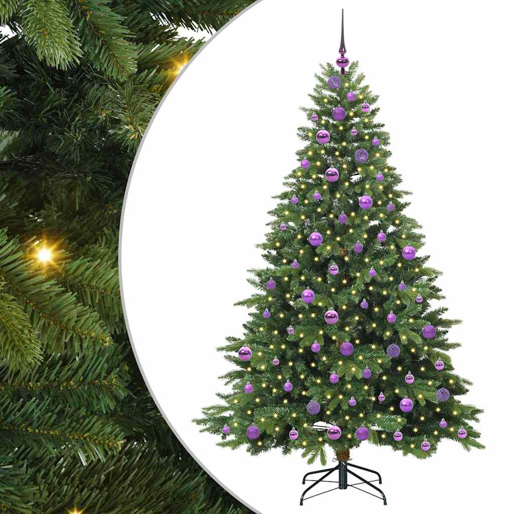 Kunstkerstboom met 300 LED met standaard Groen 180 cm PE en PVC is nu te koop bij PeponiXL, paradijselijk wonen!