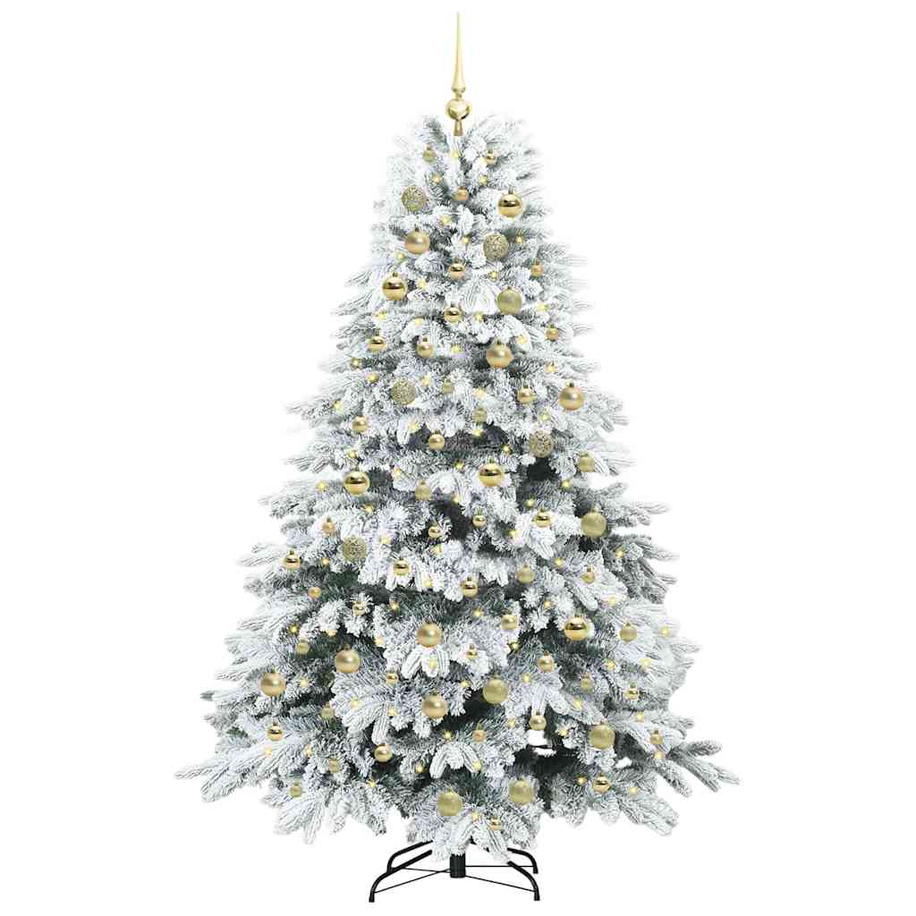 Kunstkerstboom met 300 LED met standaard Wit 180 cm PE en PVC is nu te koop bij PeponiXL, paradijselijk wonen!