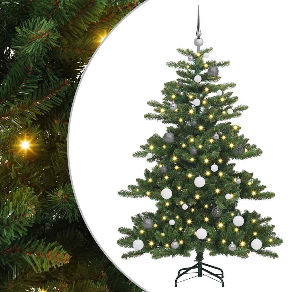 Kunstmatige Inklapbare Kerstboom Groen 150 cm PVC en staal is nu te koop bij PeponiXL, paradijselijk wonen!