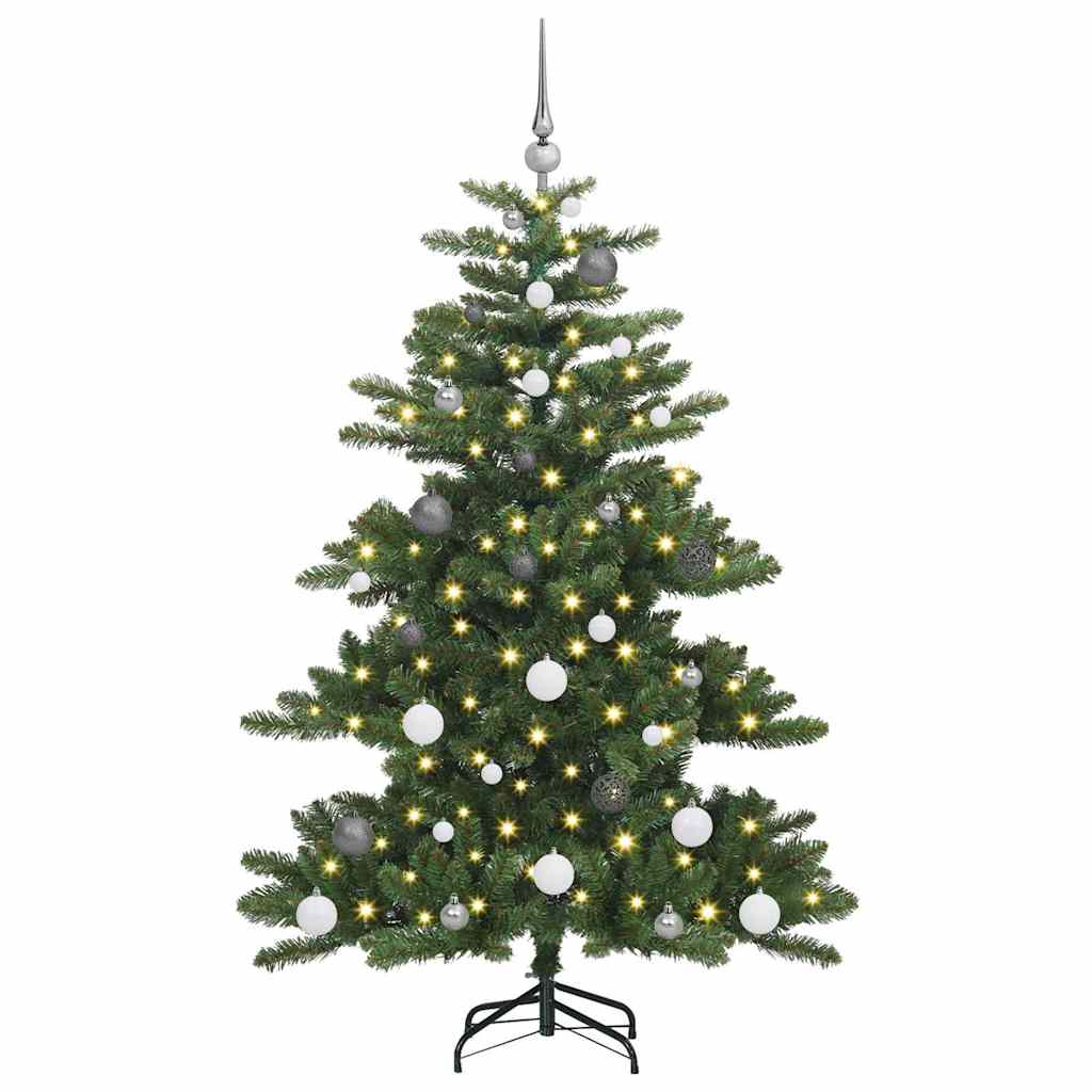 Kunstmatige Inklapbare Kerstboom Groen 150 cm PVC en staal is nu te koop bij PeponiXL, paradijselijk wonen!