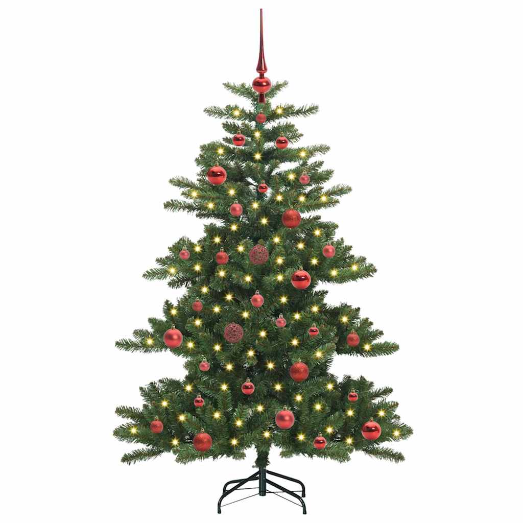 Kunstmatige Inklapbare Kerstboom Groen 150 cm PVC en staal is nu te koop bij PeponiXL, paradijselijk wonen!