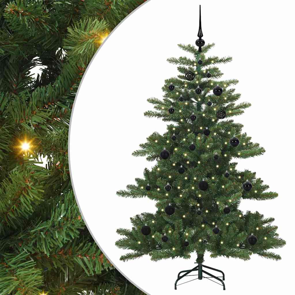 Kunstmatige Inklapbare Kerstboom Groen 150 cm PVC en staal is nu te koop bij PeponiXL, paradijselijk wonen!