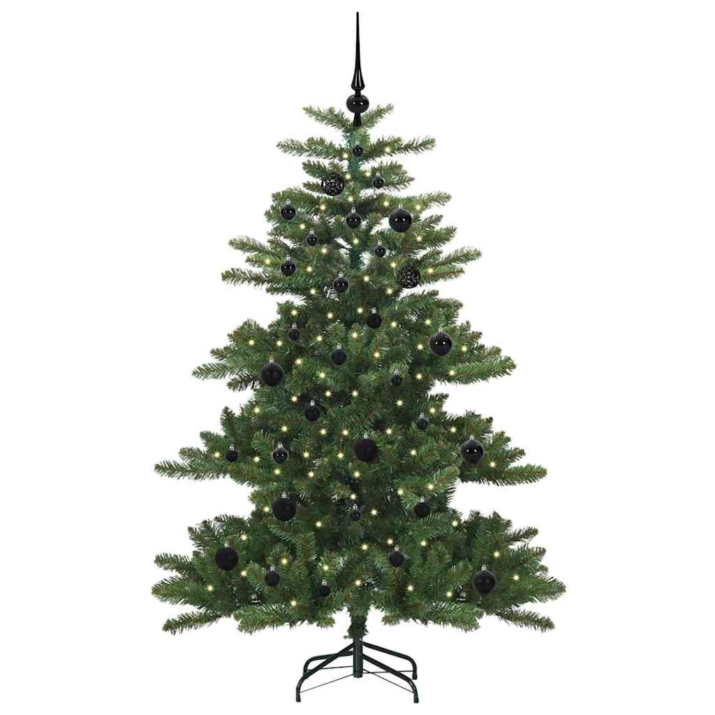 Kunstmatige Inklapbare Kerstboom Groen 150 cm PVC en staal is nu te koop bij PeponiXL, paradijselijk wonen!