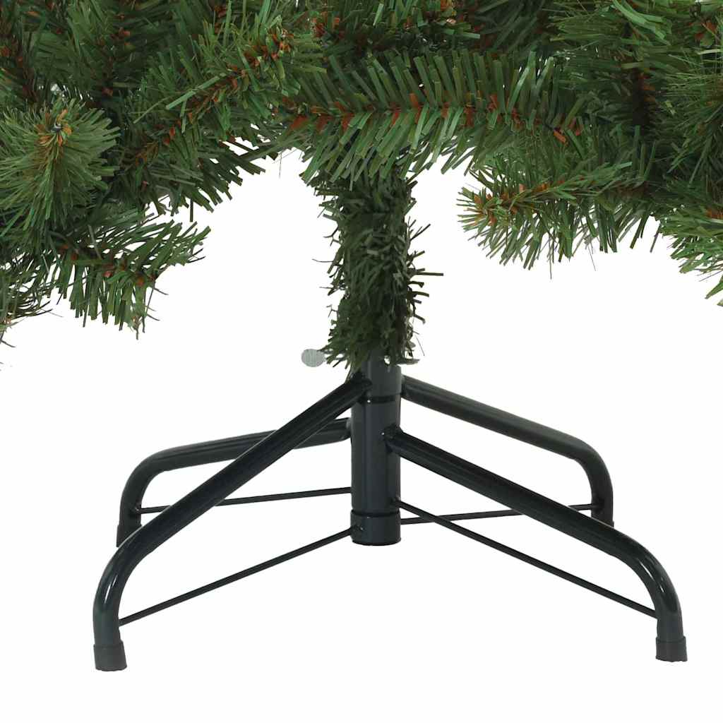 Kunstmatige Inklapbare Kerstboom Groen 150 cm PVC en staal is nu te koop bij PeponiXL, paradijselijk wonen!
