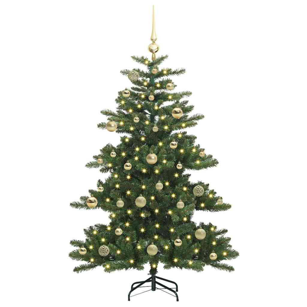 Kunstmatige Inklapbare Kerstboom Groen 150 cm PVC en staal is nu te koop bij PeponiXL, paradijselijk wonen!