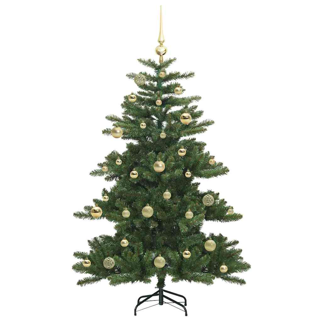 Kunstmatige Inklapbare Kerstboom Groen 150 cm PVC en staal is nu te koop bij PeponiXL, paradijselijk wonen!