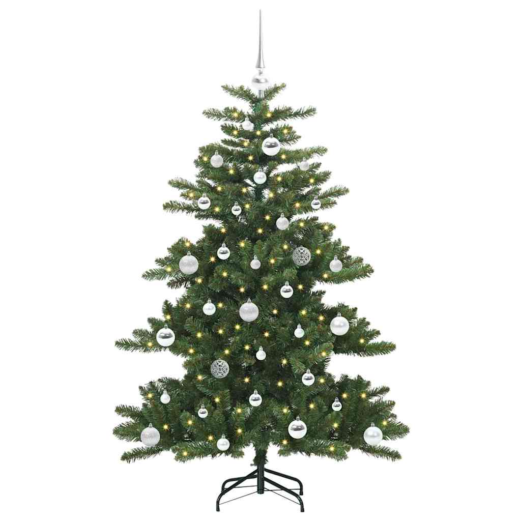 Kunstmatige Inklapbare Kerstboom Groen 150 cm PVC en staal is nu te koop bij PeponiXL, paradijselijk wonen!
