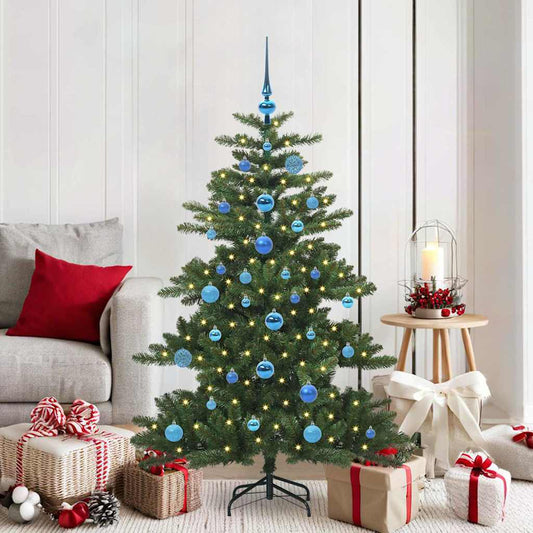 Kunstmatige Inklapbare Kerstboom Groen 150 cm PVC en staal is nu te koop bij PeponiXL, paradijselijk wonen!