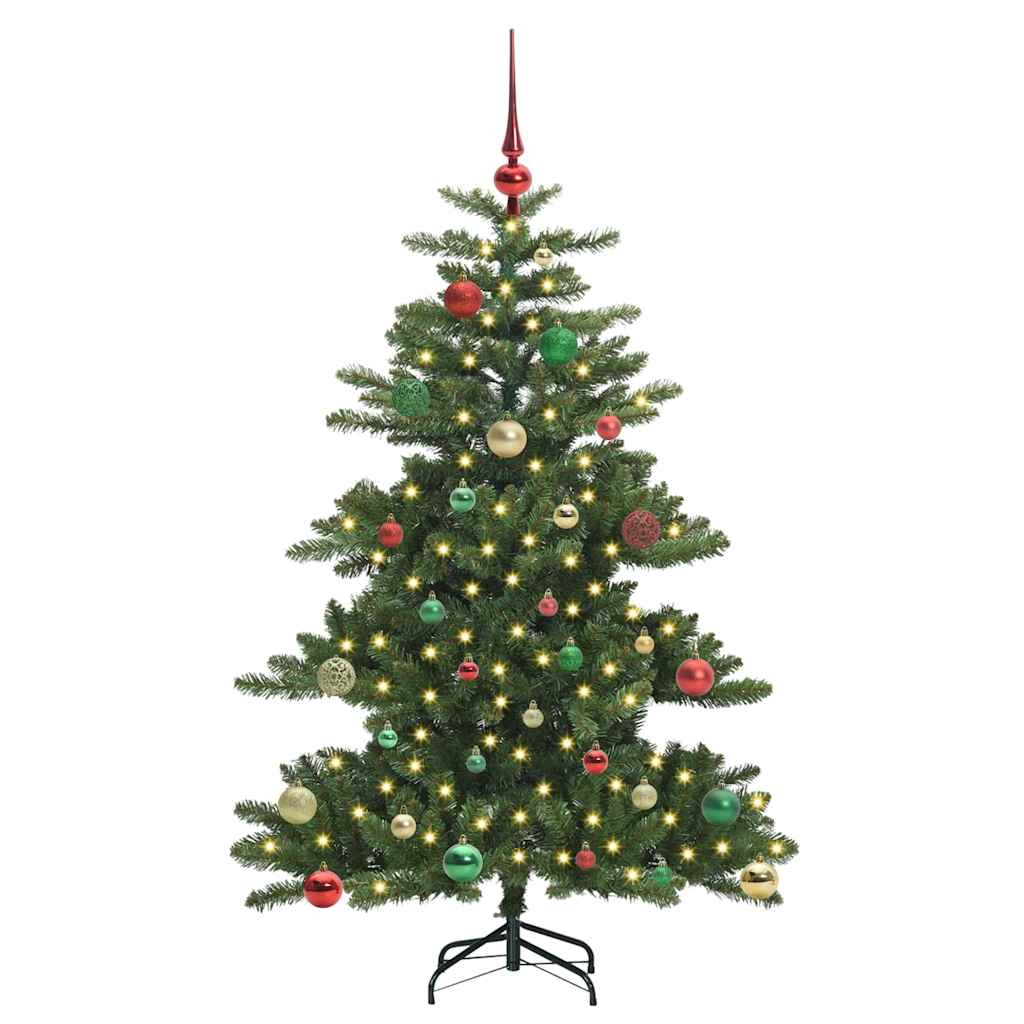 Kunstmatige Inklapbare Kerstboom Groen 150 cm PVC en staal is nu te koop bij PeponiXL, paradijselijk wonen!