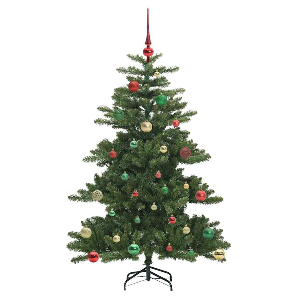 Kunstmatige Inklapbare Kerstboom Groen 150 cm PVC en staal is nu te koop bij PeponiXL, paradijselijk wonen!