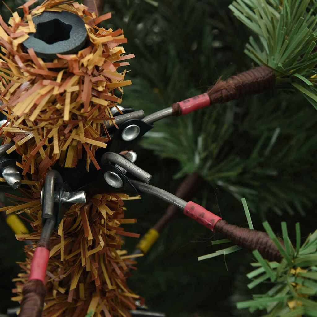 Kunstmatige Inklapbare Kerstboom Groen 180 cm PVC en staal is nu te koop bij PeponiXL, paradijselijk wonen!