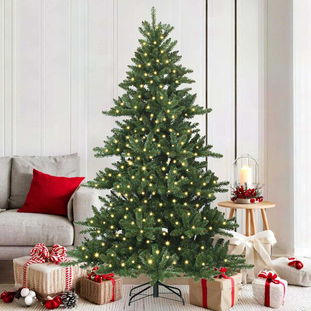 Kunstmatige Inklapbare Kerstboom Groen 180 cm PVC en staal is nu te koop bij PeponiXL, paradijselijk wonen!