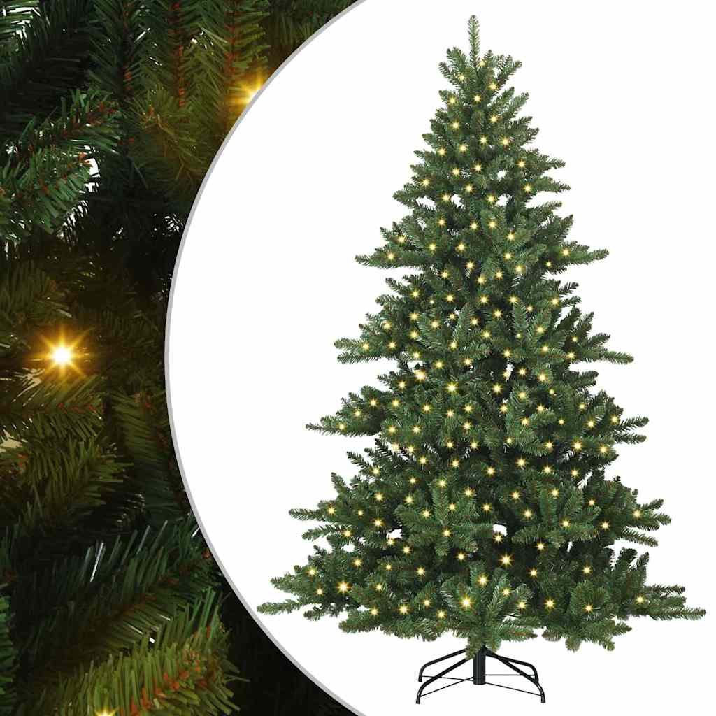 Kunstmatige Inklapbare Kerstboom Groen 180 cm PVC en staal is nu te koop bij PeponiXL, paradijselijk wonen!