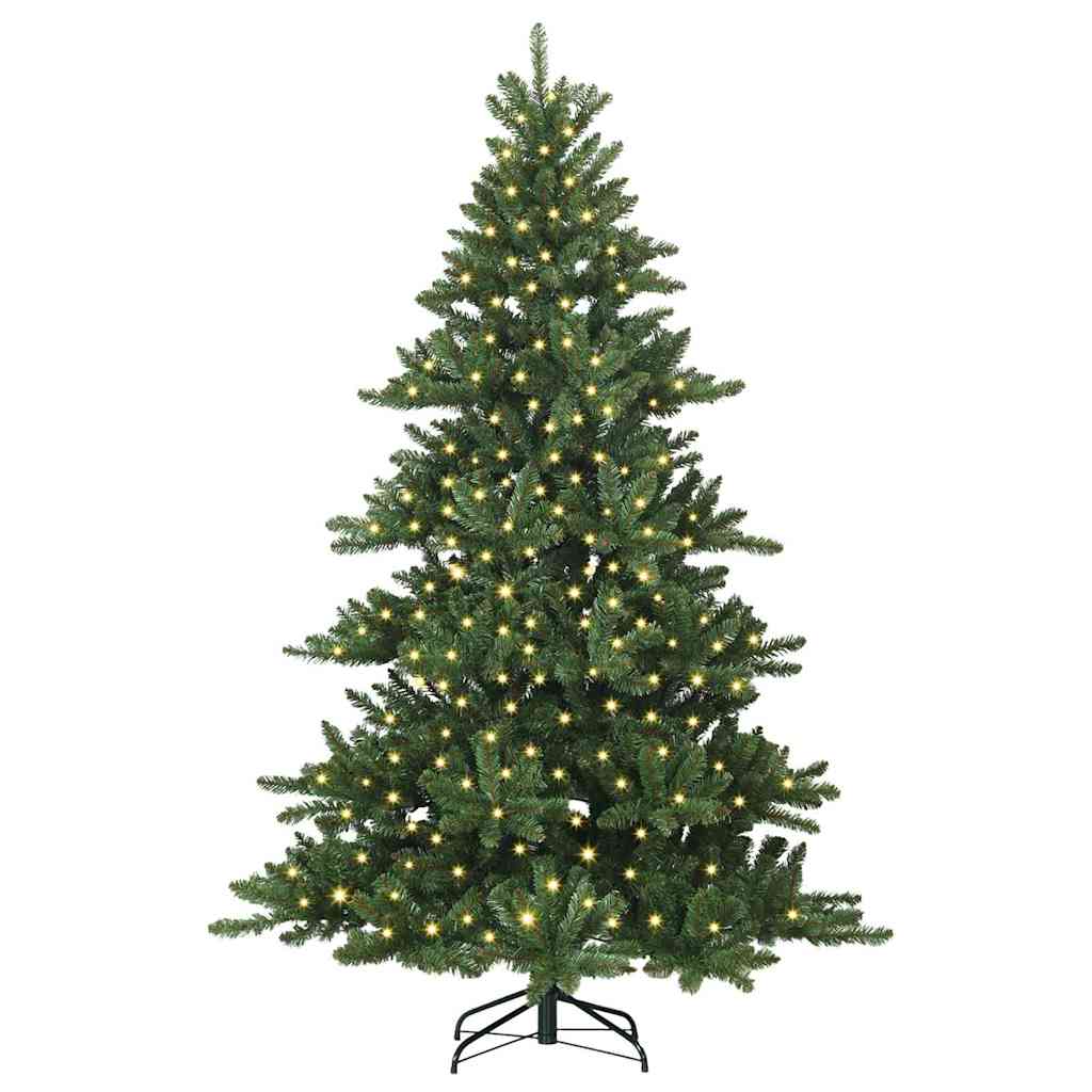 Kunstmatige Inklapbare Kerstboom Groen 180 cm PVC en staal is nu te koop bij PeponiXL, paradijselijk wonen!