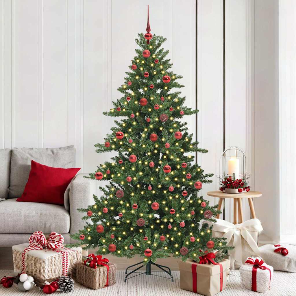 Kunstmatige Inklapbare Kerstboom Groen 180 cm PVC en staal is nu te koop bij PeponiXL, paradijselijk wonen!