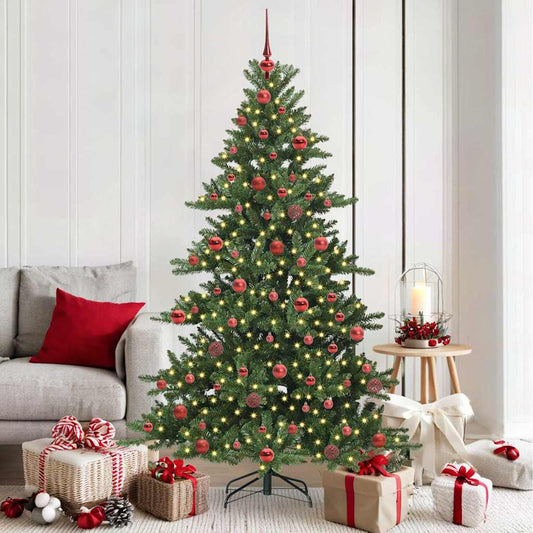 Kunstmatige Inklapbare Kerstboom Groen 180 cm PVC en staal is nu te koop bij PeponiXL, paradijselijk wonen!