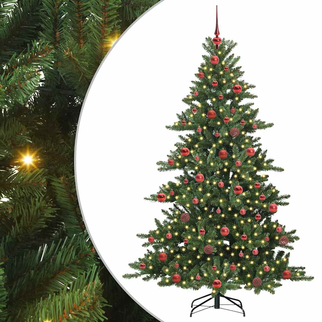 Kunstmatige Inklapbare Kerstboom Groen 180 cm PVC en staal is nu te koop bij PeponiXL, paradijselijk wonen!