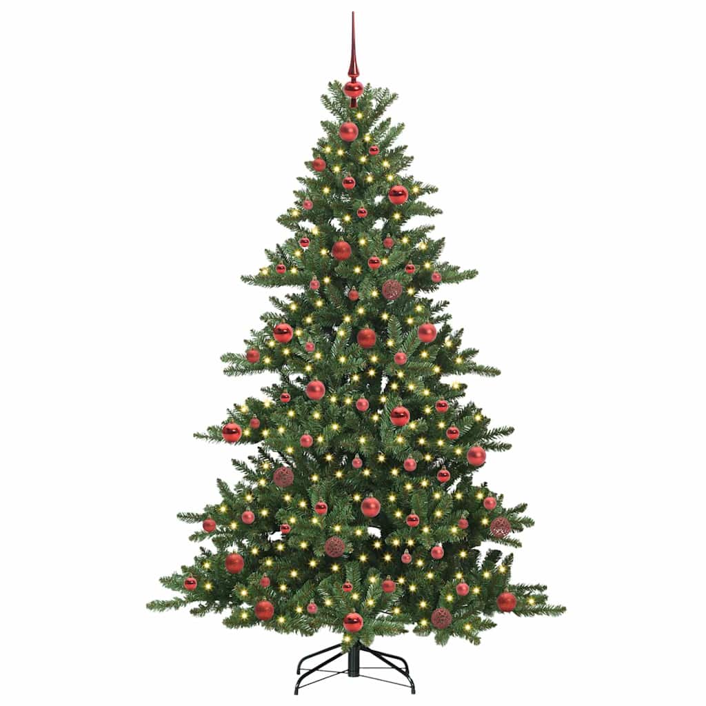 Kunstmatige Inklapbare Kerstboom Groen 180 cm PVC en staal is nu te koop bij PeponiXL, paradijselijk wonen!