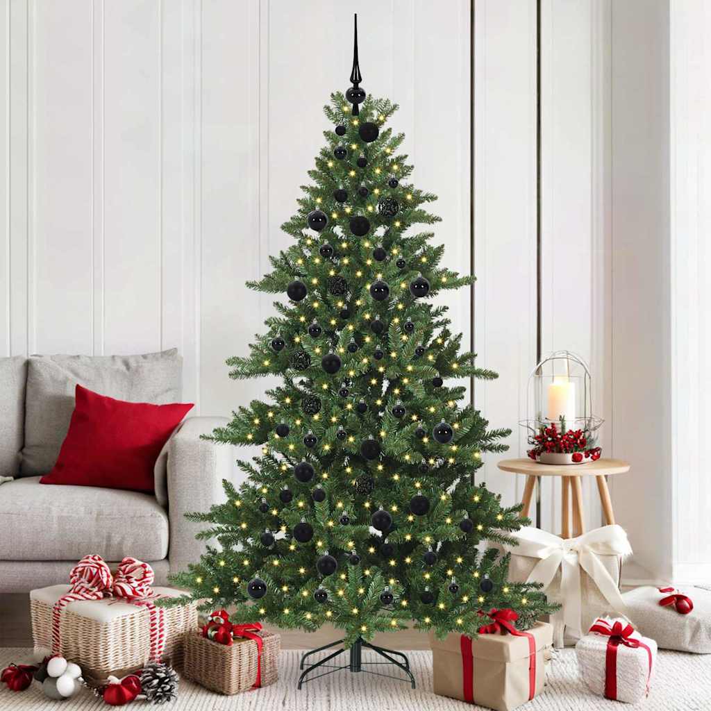 Kunstmatige Inklapbare Kerstboom Groen 180 cm PVC en staal is nu te koop bij PeponiXL, paradijselijk wonen!
