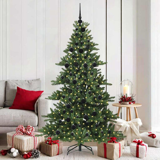 Kunstmatige Inklapbare Kerstboom Groen 180 cm PVC en staal is nu te koop bij PeponiXL, paradijselijk wonen!