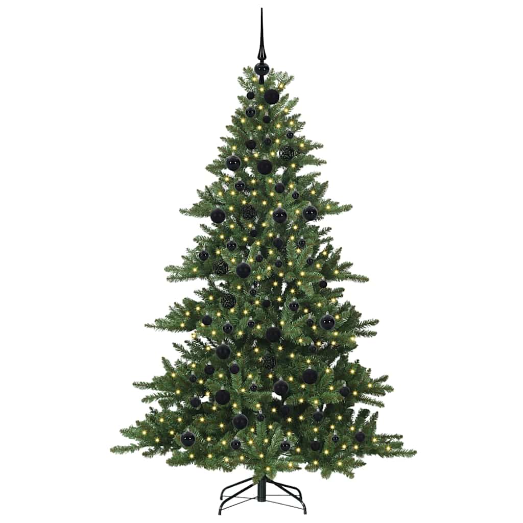 Kunstmatige Inklapbare Kerstboom Groen 180 cm PVC en staal is nu te koop bij PeponiXL, paradijselijk wonen!