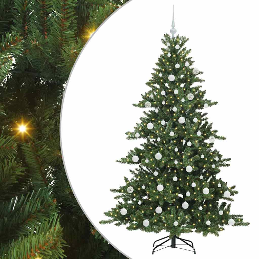 Kunstmatige Inklapbare Kerstboom Groen 180 cm PVC en staal is nu te koop bij PeponiXL, paradijselijk wonen!