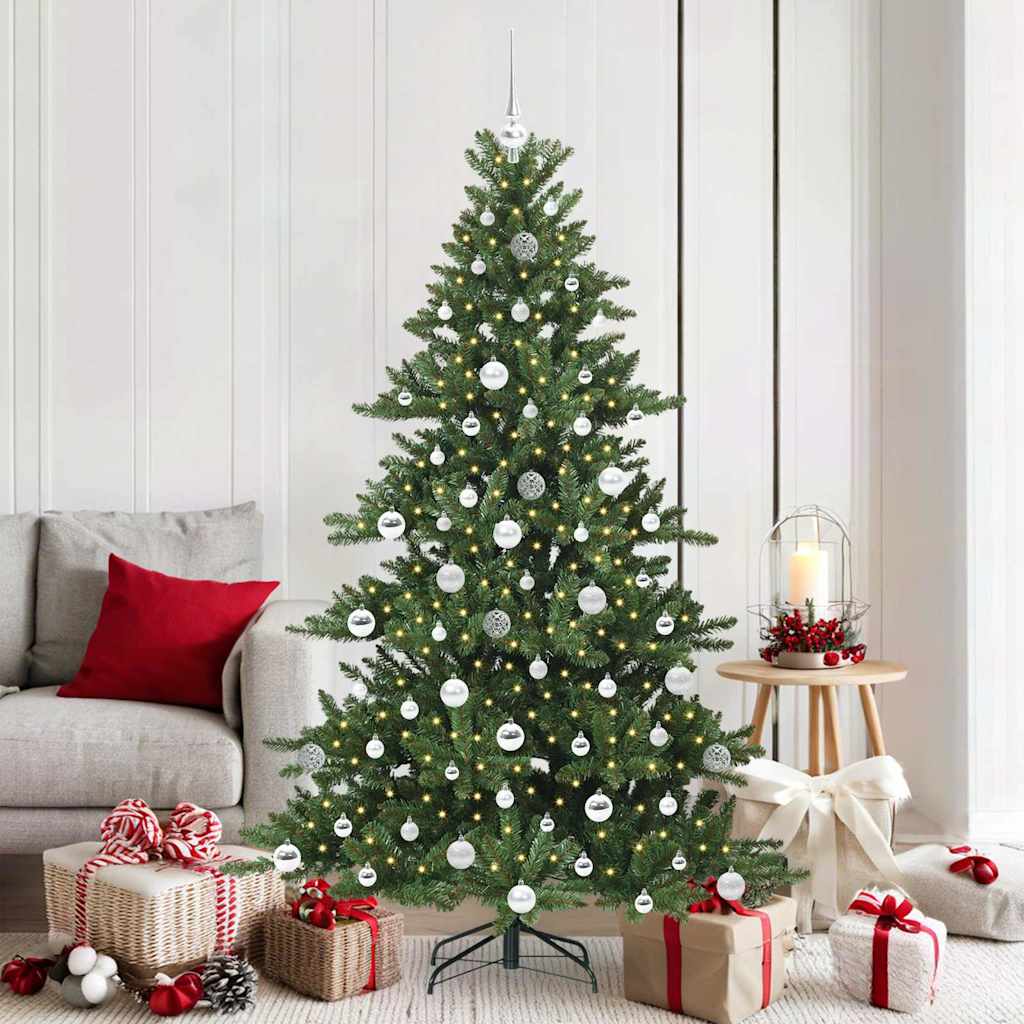 Kunstmatige Inklapbare Kerstboom Groen 180 cm PVC en staal is nu te koop bij PeponiXL, paradijselijk wonen!