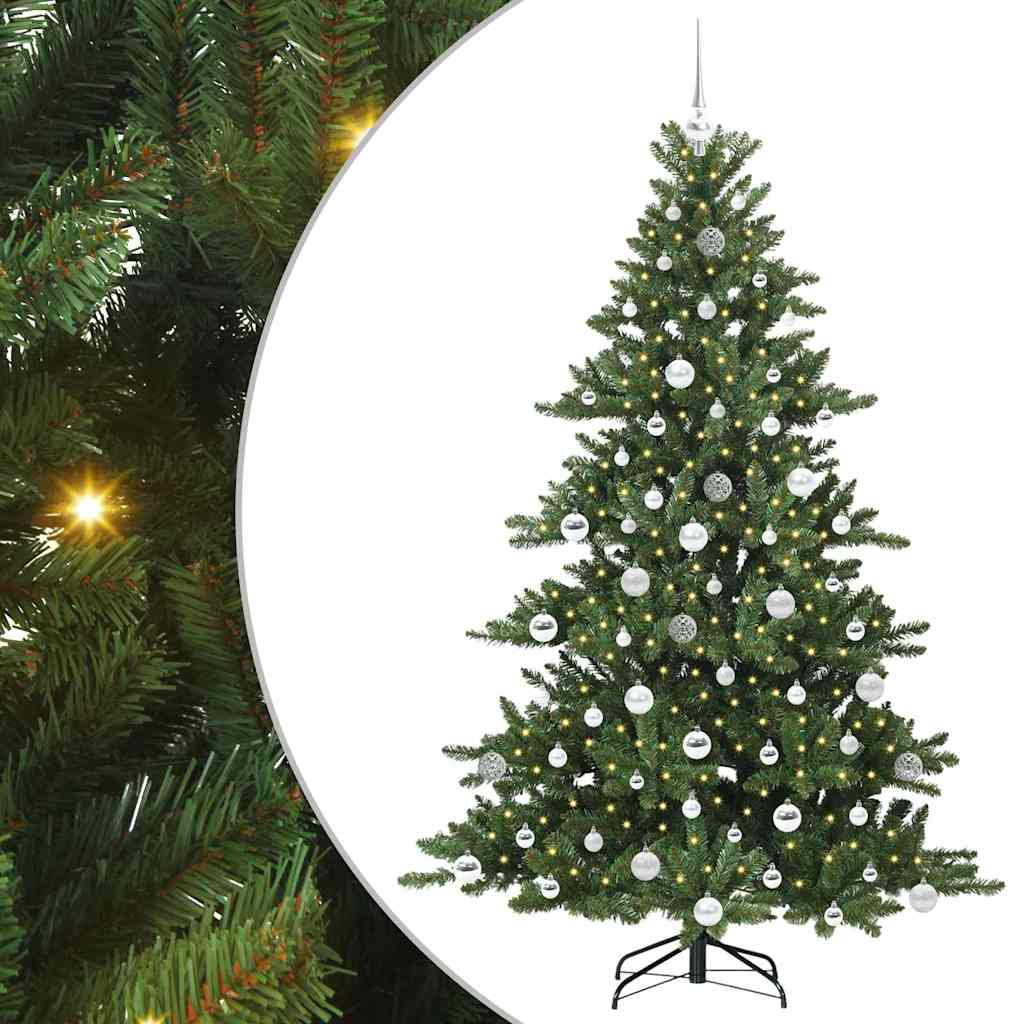 Kunstmatige Inklapbare Kerstboom Groen 180 cm PVC en staal is nu te koop bij PeponiXL, paradijselijk wonen!