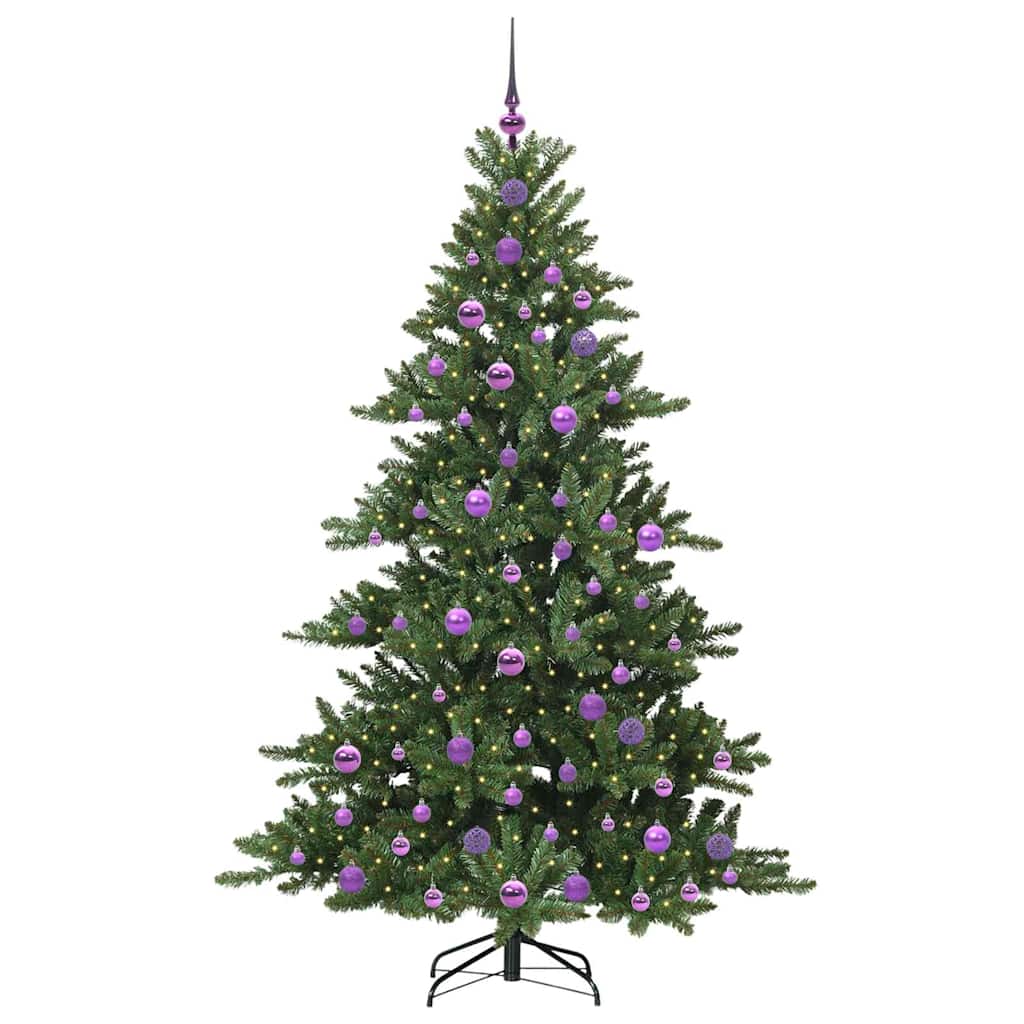 Kunstmatige Inklapbare Kerstboom Groen 180 cm PVC en staal is nu te koop bij PeponiXL, paradijselijk wonen!
