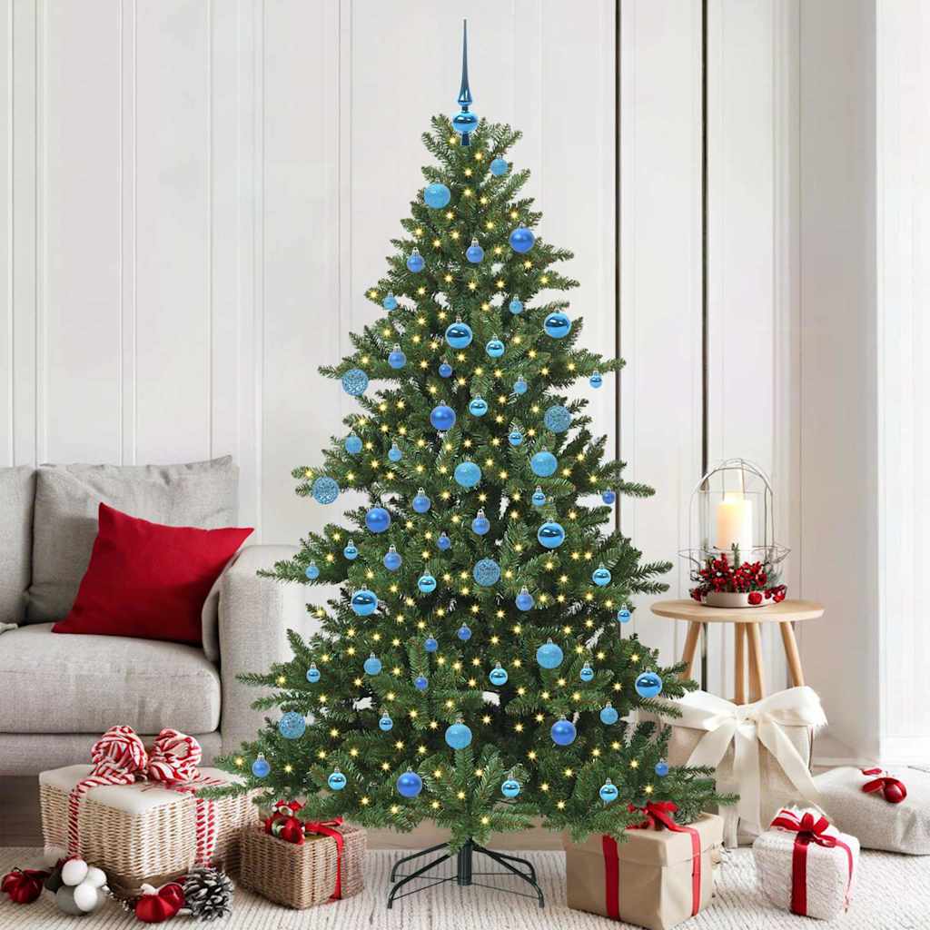 Kunstmatige Inklapbare Kerstboom Groen 180 cm PVC en staal is nu te koop bij PeponiXL, paradijselijk wonen!