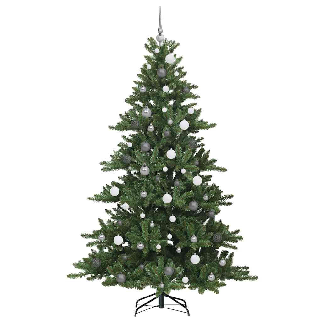 Kunstmatige Inklapbare Kerstboom Groen 210 cm PVC en staal is nu te koop bij PeponiXL, paradijselijk wonen!
