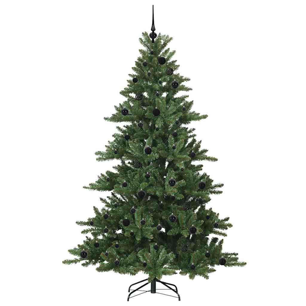 Kunstmatige Inklapbare Kerstboom Groen 210 cm PVC en staal is nu te koop bij PeponiXL, paradijselijk wonen!