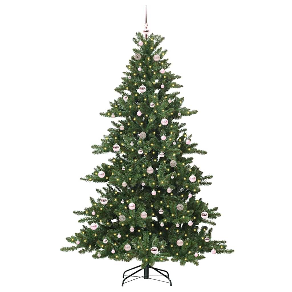 Kunstmatige Inklapbare Kerstboom Groen 210 cm PVC en staal is nu te koop bij PeponiXL, paradijselijk wonen!