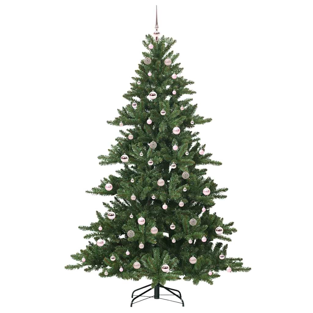 Kunstmatige Inklapbare Kerstboom Groen 210 cm PVC en staal is nu te koop bij PeponiXL, paradijselijk wonen!