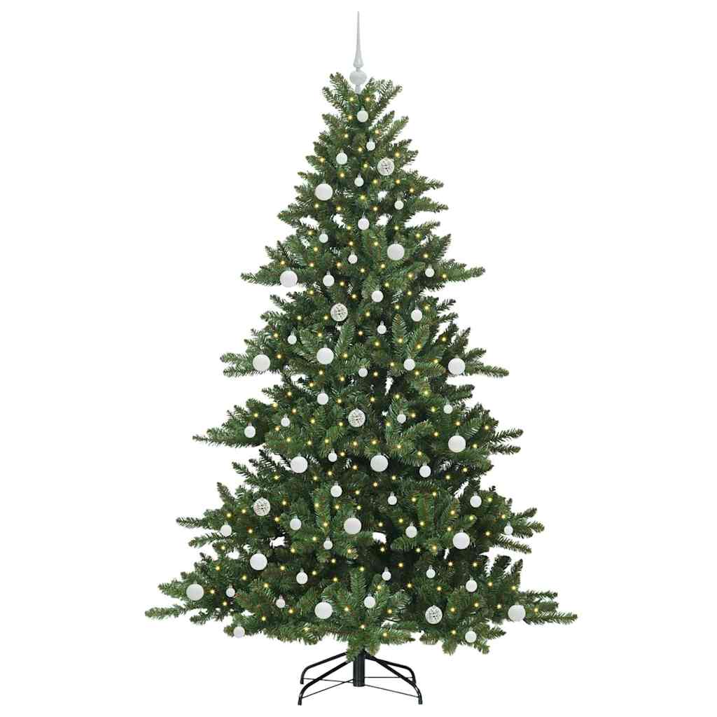 Kunstmatige Inklapbare Kerstboom Groen 210 cm PVC en staal is nu te koop bij PeponiXL, paradijselijk wonen!