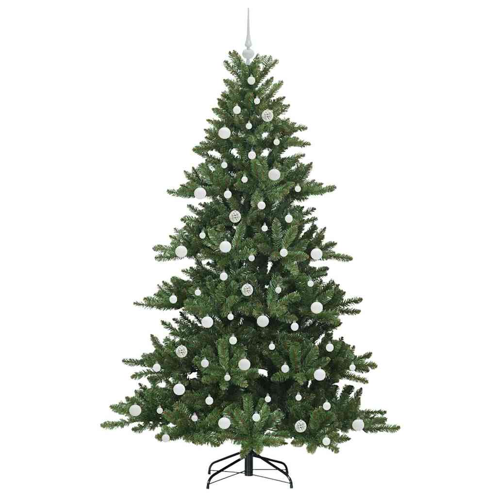 Kunstmatige Inklapbare Kerstboom Groen 210 cm PVC en staal is nu te koop bij PeponiXL, paradijselijk wonen!