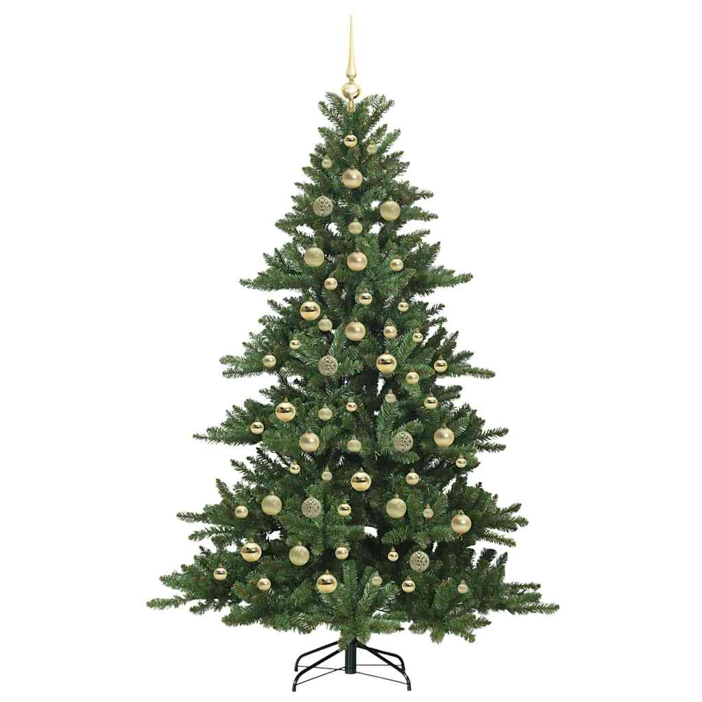 Kunstmatige Inklapbare Kerstboom Groen 210 cm PVC en staal is nu te koop bij PeponiXL, paradijselijk wonen!