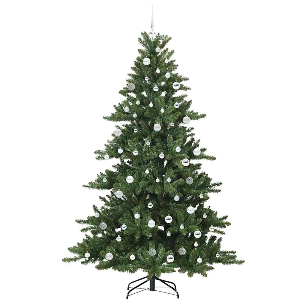 Kunstmatige Inklapbare Kerstboom Groen 210 cm PVC en staal is nu te koop bij PeponiXL, paradijselijk wonen!